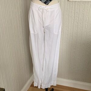 Ralph Lauren white linen pants